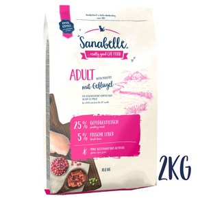 사나벨 어덜트 치킨 고양이사료 2kg, 닭, 1개