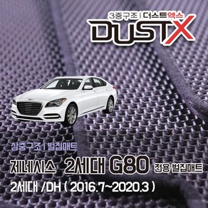 제네시스 G80 벌집매트 (2세대 /DH) 자동차 차량용 차량매트, 1열+2열, G80 5인승 [4륜구동] (2016.7~2020.3)