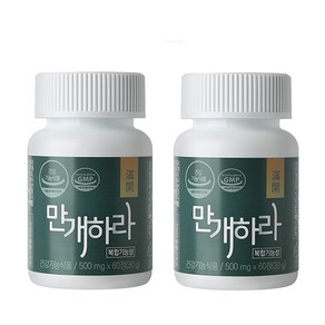 만개하라 비오틴 10000 맥주효모 판토텐산 복합 영양제 고함량 60정 30g 2개