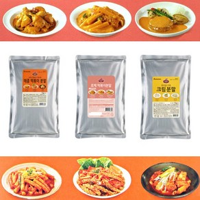 청정원 떡볶이소스 분말 스프 가루 양념장 로제 크림 매콤 1kg, 크림분말1kg, 1개