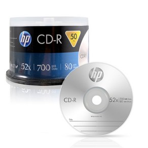 [HP] CD-R 52배속 700MB [케익/50매]