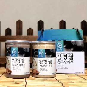 [청정태안식품] 김명월 청국장가루 SET (검정콩500g+흰콩500g), 1개, 1kg