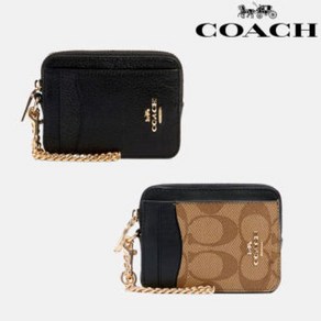 코치 COACH 6303 CW883 여성 지퍼 카드 케이스 ZIP CARD CASE 미국직배송