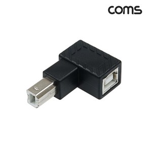 USB B타입 연장 젠더 상향꺾임 NG753, 1개