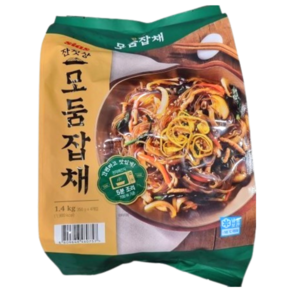 시아스 잔칫상 모둠잡채 1.4kg (350g x 4개입) 아이스박스 포장, 4개, 350g