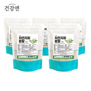 차전자피 식이섬유 가루 100% 분말, 500g, 5개