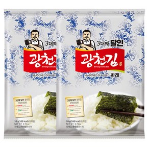 [광천김] 달인 파래 전장김 20g x 20봉, 1개