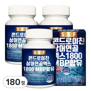순수식품 콘드로이친 상어연골 맥스 MBP함유, 3개, 60정