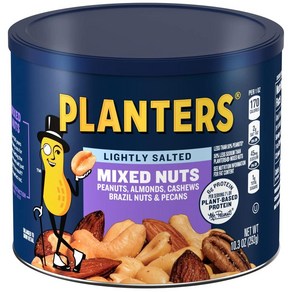 PLANTERS 솔티드 믹스 너트 파티 스낵 10.3온스, 10 Ounce (Pack of 1), 가볍게 소금, 소금, 1개