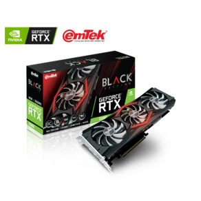 이엠텍 지포스 RTX 2080 OC BLACK EDITION D6 8GB 3팬 블랙에디션