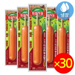 롯데 의성마늘 프랑크 매콤땡초