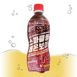 BBQ 비비큐 스파클링 레몬보이 / 천년보이차 + 스파클링 레몬과즙 탄산음료, 20개, 500ml