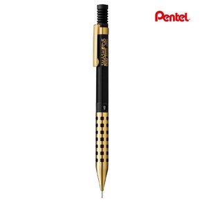 Pentel 펜텔 프로페셔날 스매쉬 SMASH 리미티드 에디션 한정판 제도 샤프 0.5mm, 골드블랙 Q1005L-A 0.5mm x 1개