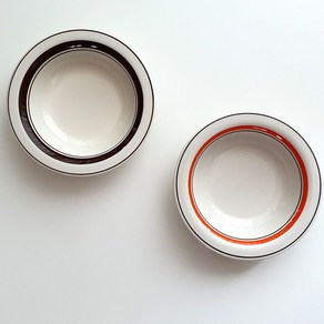 카네수즈 스노우톤 오트밀 6인치 2colo 15cm 브라운 오렌지 시리얼 반찬 볼 kanesuzu, 오렌지[21148524], 1개