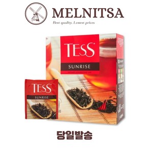 테스 선라이즈 러시아 홍차 100개입 TESS SUNRISE BLACK TEA 100bags, 1개, 1.8g