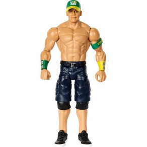 Mattel WWE 존 시나 베이직 액션 피규어 10 포인트 아티큘레이션 실제와 같은 디테일 6인치 수집품, 1개