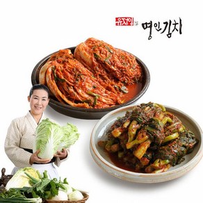 식품명인 유정임 포기김치 5kg+돌산갓김치2kg, 2개