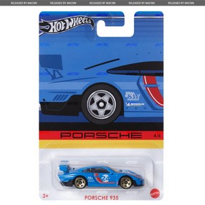 HOTWHEELS 핫휠 실버라벨 시리즈 GTR BMW 포르쉐 911 미니 장난감 자동차, 포르쉐 935 GRT01-4, 1개