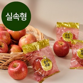 자연품애 [자연품애] 순수 세척사과 실중량 2.5kg 소과, 1개