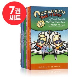 [달콤서점]국내 당일발송 누들헤드 세트 (컬러코팅 재질) Noodleheads 영어원서, 누들헤드 7권 세트