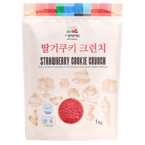 엔에프에스 딸기 쿠키 크런치 1kg, 1개