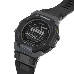 [지샥][G-SHOCK] G-SQUAD 트레이닝 걸음 수 측정 기능 탑재 블루투스 블랙 디지털 시계 GBD-300-1DR