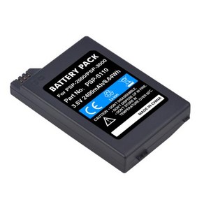 소니 배터리팩 PSP PSP-3000 배터리 및 PSP-2000 PSP3000 2400mAh PSP2000, 1)1 Battey