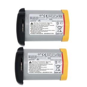 LP-E19 LP E19 배터리 -1DX 1DX MaK2 Mak3 MARK4 1DS SLR 카메라용 3700mAh 10.8V 신제품, 04 2 Piece Battey, 2개