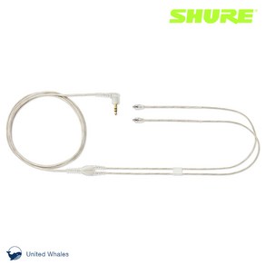 SHURE EAC46CLS 슈어 SE215 SE315 SE425 이어폰 분리형 케이블 116cm 클리어 [삼아정품], 1개