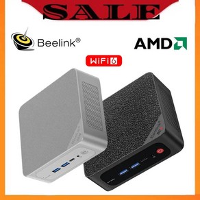 Beelink 미니 PC SER7 AMD Ryzen 7 7840HS 5800H 5700U 5 5560U SER5 프로 맥스 게임용 컴퓨터 WiFi6 DDR5 SSD, 없음, 없음, 1)SER5 5560U