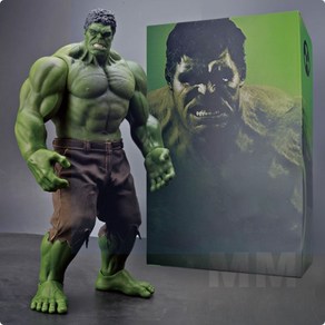 국내출고 마블 어벤져스 헐크 피규어 스태츄 굿즈 인형 장난감 빅사이즈 42cm HULK