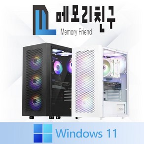 달컴 인텔 14세대 라이젠7500F 모음 윈도우탑재 조립PC 게이밍 팰월드 디아블로4 스팀, 기본형, W01>14100F+3060, 블랙, 512GB, 16GB, WIN11 Home