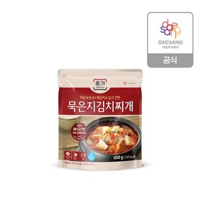 종가집 묵은지 김치찌개 650gx3개