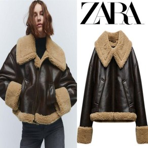 ZARA 자라 가을 겨울 여성 양면 크롭 자켓