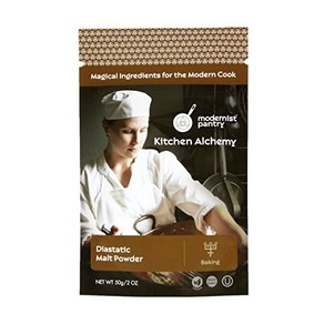 Diastatic Baley Malt Powde Vegan OU Koshe Cetified - 50g/2oz 무가당성 보리 몰트 파우더 비건 OU 코셔 인증 - 50g/2o, 1개, 50g