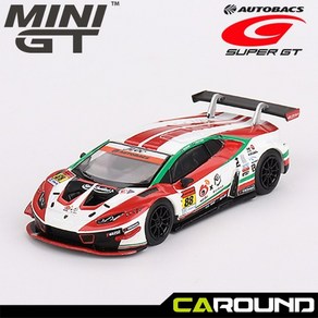 미니지티(572) 1:64 람보르기니 우라칸 GT3 EVO No.88 JLOC 2022 슈퍼GT 시리즈 - 일본특별모델 (JAPAN Exclusive), 1개