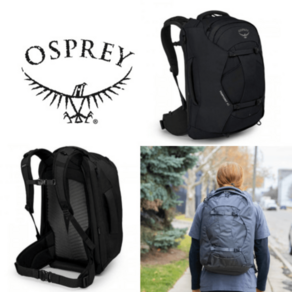 오스프리 파포인트 40 블랙 남성 등산 가방 배낭 독일 정품 Osprey