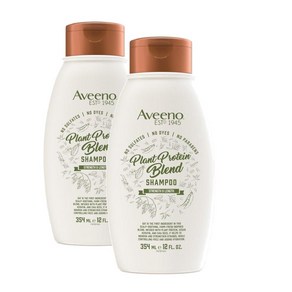 Aveeno 아비노 플랜트 프로틴 스트렝스 렝스 샴푸 354ml 2팩, 2개