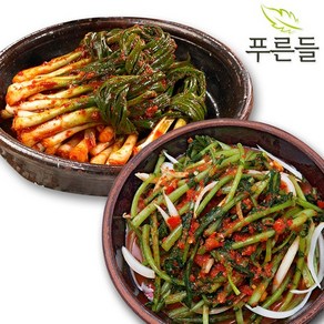 [푸른들] 전라남도 함평김치 파김치 1kg + 열무김치 1kg, 1개