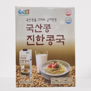 [코스트코] 정식품 국산콩 진한콩국 (4개입), 3.8L