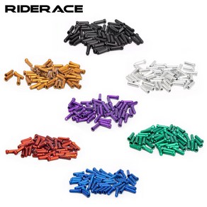 RIDERACE 로드 MTB 하이브리드 브레이크 변속 속선 케이블 마감재 마감캡 엔드캡, 레드, RL9159, 1개