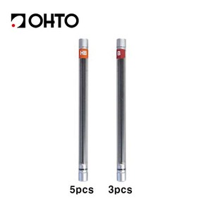 OHTO 오토 목재 홀더 샤프 2.0 리필심 SL-152 B HB, HB-5P