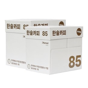 한솔복사용지 A4 (85g) 2BOX 5000매, 단품, 5000개