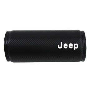 [주주파츠몰] 지프 JEEP 전차종 카본 원형 차량용 목쿠션 간편거치 호환 용품