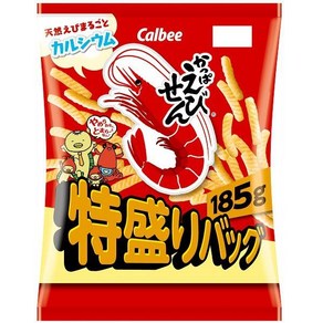 Calbee Kappa Ebisen Shimp Snack 가루비 카파 에비센 쉬림프 스낵 185g 3팩, 3개