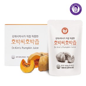 [김재식헬스푸드] 호박씨호박즙(스탠딩) 100ml 30팩 (2박스), 6L, 2박스