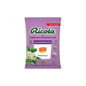 Ricola 리콜라 엘더플라워 허브 사탕 75g