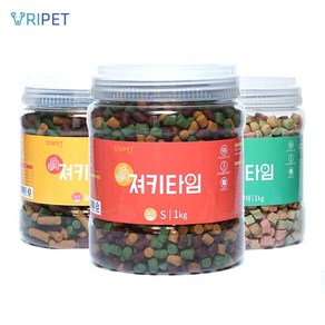 브리펫 져키타임 1kg 1+1 노즈워크 칭찬 간식, 01.져키타임 S, 져키타임 S, 2개