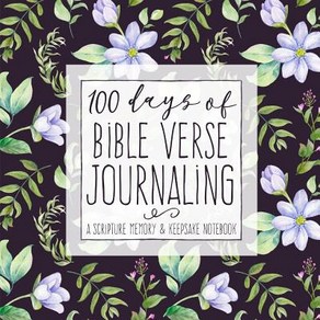 100 Days of Bible Vese Jounaling: A Sciptue Memoy & Keepsake Notebook Papeback, 123 Jounal It Publishing