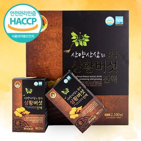 [웰굿]HACCP 산양삼 품은 상황버섯 진액 선물세트(70mlx30 1box), 30개, 단품, 70ml